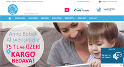 Desktop Screenshot of onlinebebekmarket.com